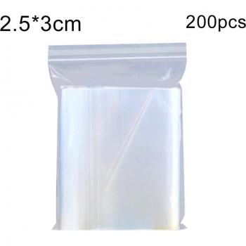 200pcs Self Seal Zip Lock Bags