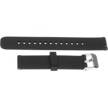Silicone braccialetto nero 22 mm per Samsung S2 Classic