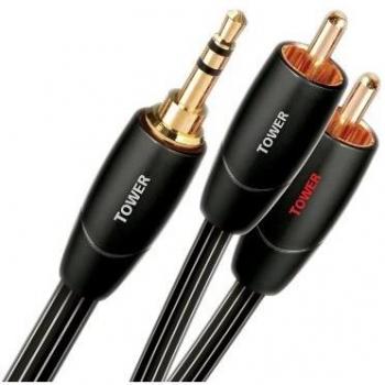 AudioQuest Tower 1.5m 3.5mm a RCA, Cobre, Negro