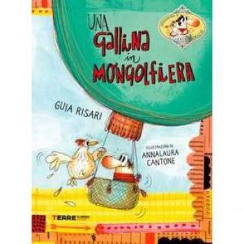 Una gallina in mongolfiera
