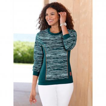 Casual Looks Sweatshirt in Petrol