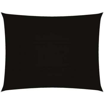 VidaXL 3.5x5 m Black Sunshade Sail
