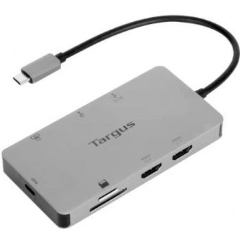 Targus DOCK423EU laptop dock/port replicator Wired USB 3.2 Gen 1 (3.1 Gen 1) Type-C Silver