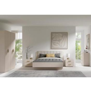 Pack Béton de Confort Amalie – Lit, Sommier et Rangement
