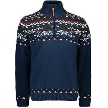 CMP Herren-Strickpullover WP, Farbton Inchiostro, 50kg (Gewicht)