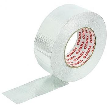 Reinforced Silver Foil Tape – 45 m by 50 mm (Single Roll)