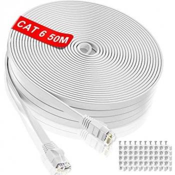 Cavo Ethernet Cat 6 Flat 50m