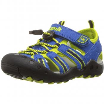 Kamik, Sandales fermées pour garçon Crab, Bleu, 32 EU