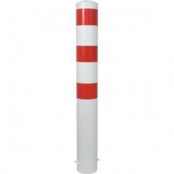Borne de levage Schake en acier 152×32 mm, surface bétonnée blanc-rouge, longueur 1500 mm