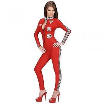 Costume da Formula 1 per pilota ragazza, WIDMANN 77333 tuta Racer Girl