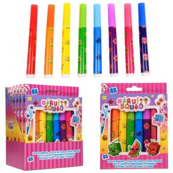 Cubie Squad 8‑Feutres – Pochette Aromatique