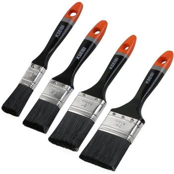 Ensemble de pinceaux et rouleaux pour décoration murale