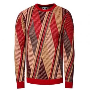 Rusty Neal Rundhals-Pullover im Colorblock-Stil für Herren