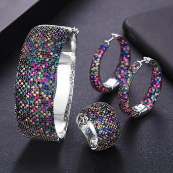 GODKI Cubic Zirconia 3PC Jewelry Set