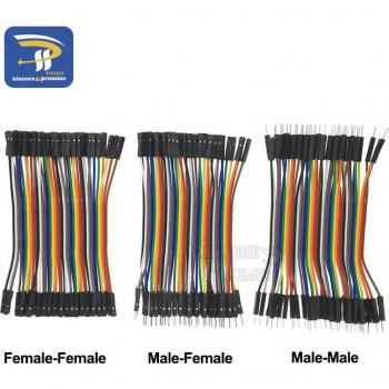 Dupont 120pcs Jumper Wire for Arduino 10CM Male to Male, Male to Female, Female to Female