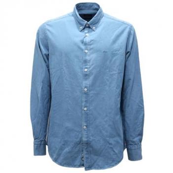 Paul & Shark Shirt Blau 40 (C0P3032)
