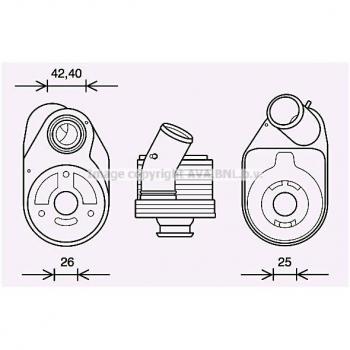 Iveco Engine Oil Cooler FT3610