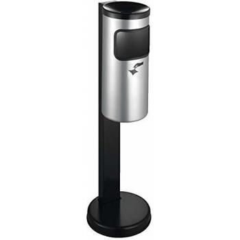 Abfallascher Rondo neusilber mit Standfuß
