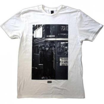T-shirt unisex adulto Oasis bus londinese XXL bianco