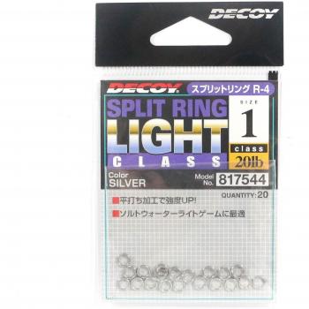 R‑4 Decoy Splitsring Zilver – Lichtklasse 1