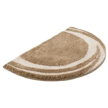 Kleine Wolke Badematte Mystic, Hoch-Tief Effekt, taupe