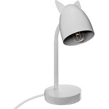 Lampe Oreilles en Métal Blanc
