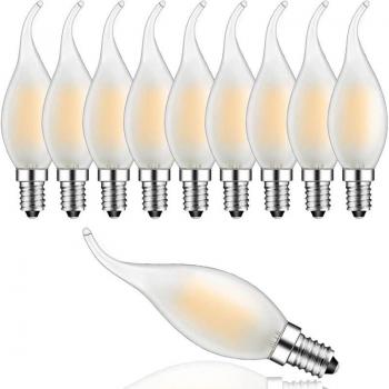 Warmweiße E14 Flammenlampe 360° Abstrahlung