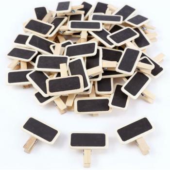 Mini Slate Memo Boards with Clips