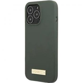 GUESS Hard Cover Silicone MagSafe Khaki per iPhone 13 Pro