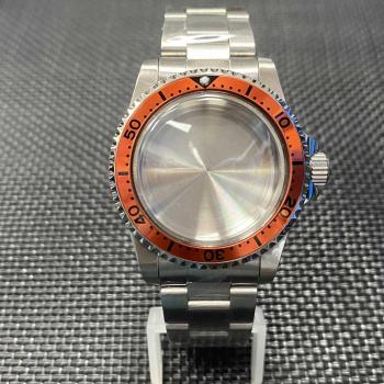 39.5mm Stainless Steel Waterproof Men's Watch with Strap for NH35/NH36/4R36 Movement