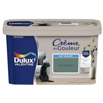 Dulux Valentine Vert Céladon Monocouche Satinée 25 L (peinture)