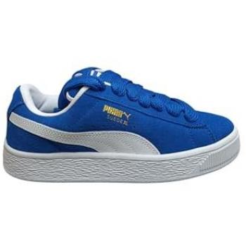 Scarpe Puma Suede XL blu bianco per bambini 35