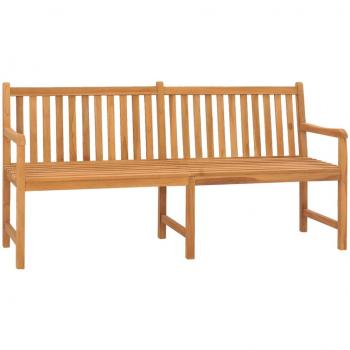 VidaXL Banco Rústico de Teca 180 cm – Jardim