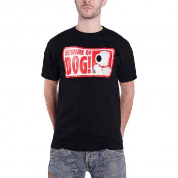 Family Guy Beware of Dog Top (XL) Black