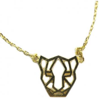 Exklusive Panther-Halskette aus Gold