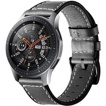 Aimtel Lederarmband 22mm für Galaxy Watch 46mm und Gear S3 Classic/Frontier