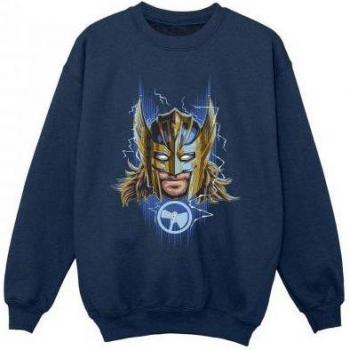 Marvel Meisjes Thor Liefde en Donder Sweatshirt 12-13 zwart