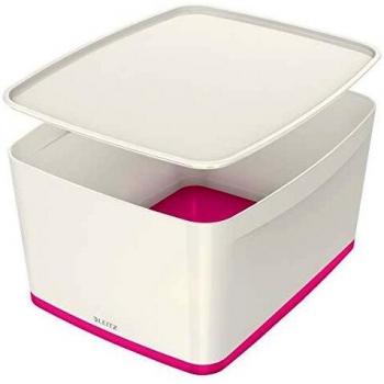 Leitz Waterproof ABS 18L Storage Box, Pink Metallic