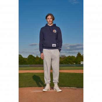 London Series Dunkelblau: MLB Kapuzenpullover in kuschelndem Fleece