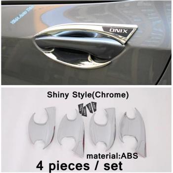 Carbon Fiber Style Door Handle Bowl Protector for Chevrolet Cavalier ONIX