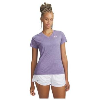 Violet Velocity Tech V‑Neck Top