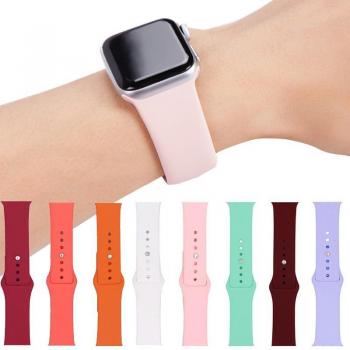 Yellow Performance Band for Apple Watch 38/42mm – Durable Rubber Wristband