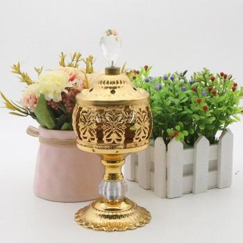 Élégance Santal – Brûleur d'encens boîte métallique