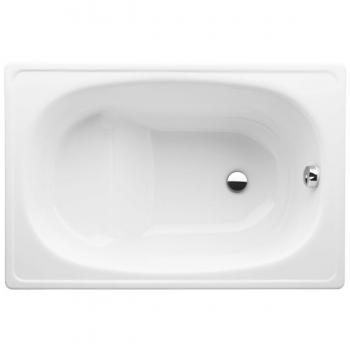 Baignoire gain de place Jika Riga 105 x 70 x 37.5 cm en acier émaillé, Blanc (H2340000000001)