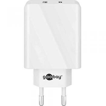 28W USB-C och USB-A Strömadapter med Power Delivery