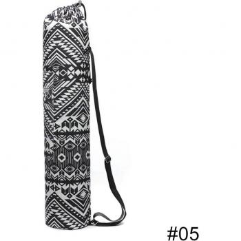 Sac de Transport Yoga Floral avec Poche et Reflet