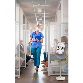 Nobo Premium Plus Desk Divider 800x1000mm Acrylic (Duplicate)