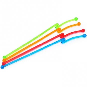 80 Pcs Transparent Acrylic Cocktail Picks and Stirring Sticks