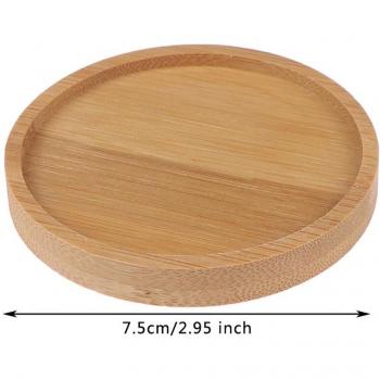 Bamboo Square Planter Bowls with Trays