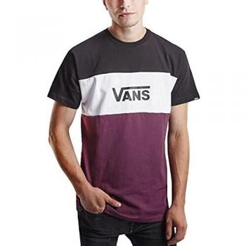 Vans T-shirt actif Retro SS, Prune noire, M Homme